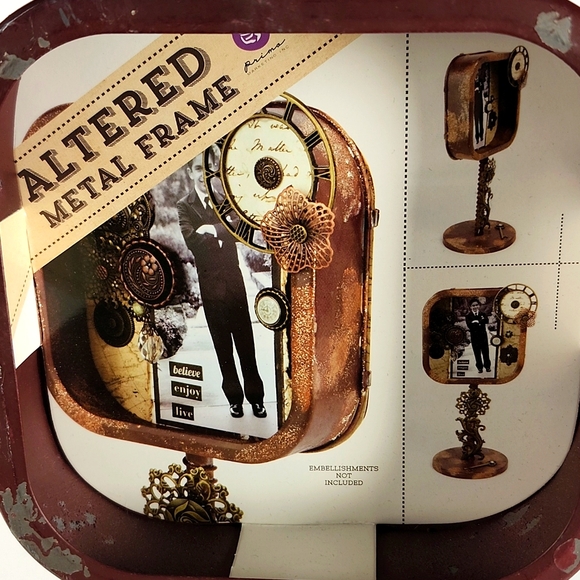 Prima Marketing Altered Metal Frame) Distressed/Vintage - Mix Media - Picture 11 of 16